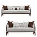 AICO Furniture - Houston 2 Piece Sofa Set - Pebble/Walnut - 9095815-25-PBL-416 - GreatFurnitureDeal