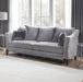 Furniture of America - Goshen 2 Piece Power Sofa Set in Light Gray - SM2294LG-SF-2SET - GreatFurnitureDeal