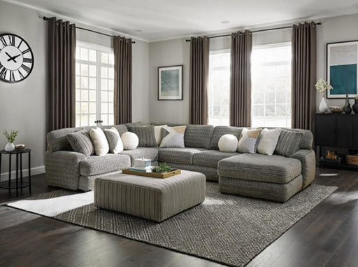 Furniture of America - Elmhurst U-shaped Sectional in Charcoal - SM5106-SECT - GreatFurnitureDeal