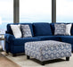 Furniture of America - Waldport Sectional in Navy - SM5175-SECT - GreatFurnitureDeal