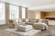 Furniture of America - Loughton Sectional in Light Brown - SM5194-SECT - GreatFurnitureDeal