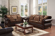 Furniture of America - Franklin Sofa in Dark Brown, Tan - SM6106N-SF - GreatFurnitureDeal