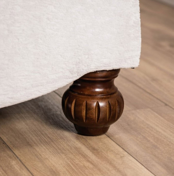 Furniture of America - Catalonia Sofa in Beige/Dark Cherry - SM6451-SF - GreatFurnitureDeal