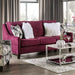 Furniture of America - Jillian Sofa in Plum, Ivory, White - SM8016-SF - GreatFurnitureDeal