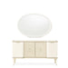 AICO Furniture - La Marisia Wall Mirror - Creamy Pearl - 9089260-112 - GreatFurnitureDeal