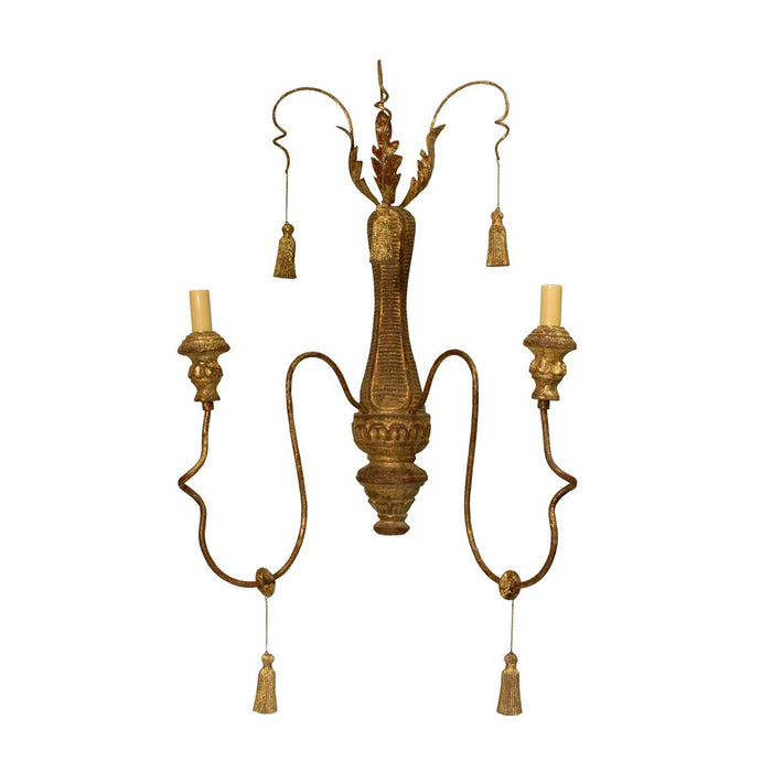 GJ Styles - Flea Market Wall Sconce with Zig Zag Arms - SN367