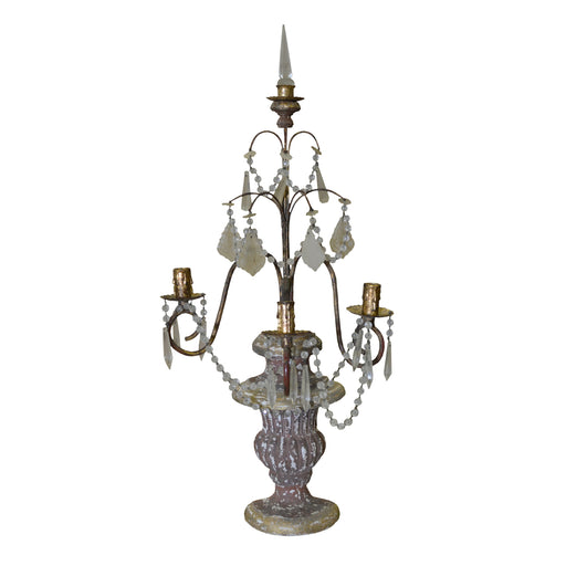 GJ Styles - Flea Market Wall Sconce with Crystals - SN369 - GreatFurnitureDeal