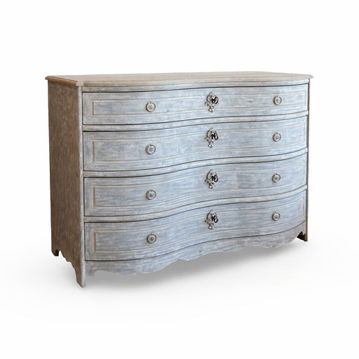 GJ Styles - Lori Four Drawer Chest In French Blue - SN599 - GreatFurnitureDeal