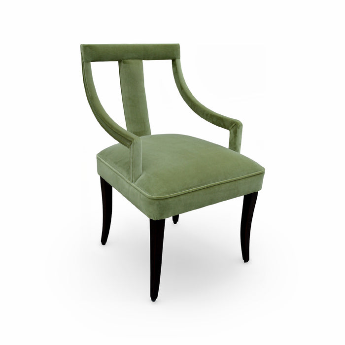 GJ Styles - Arm Chair In Green Velvet (Set of 2) - SN629 - GreatFurnitureDeal