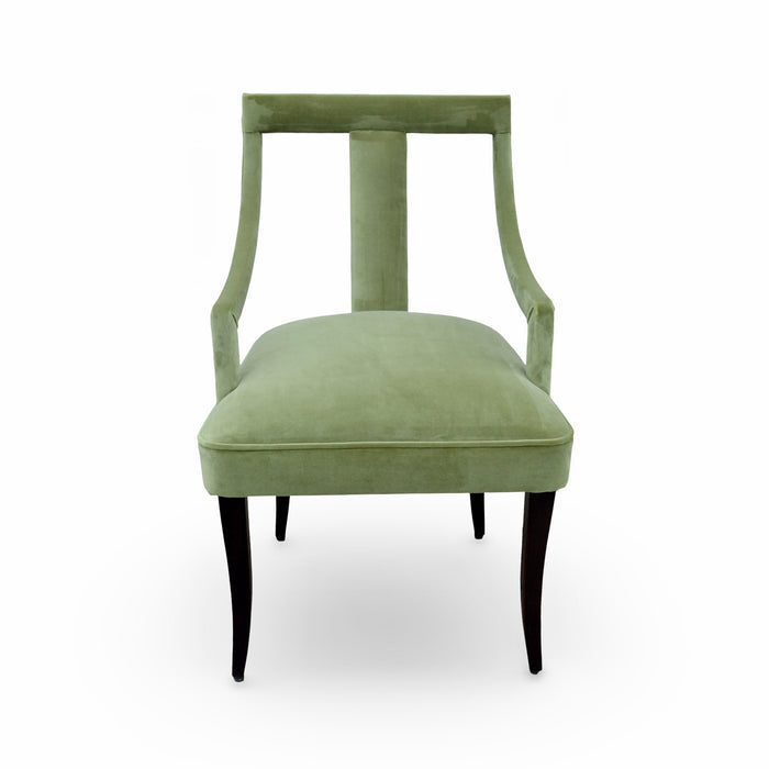 GJ Styles - Arm Chair In Green Velvet (Set of 2) - SN629 - GreatFurnitureDeal