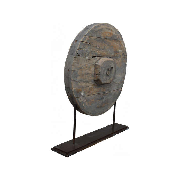 GJ Styles - Wooden Wheel on Stand - SN65