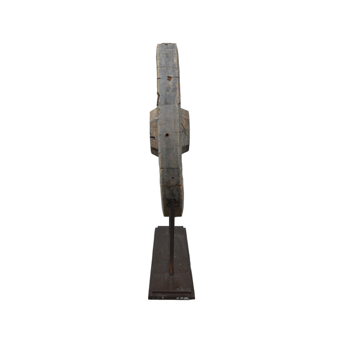 GJ Styles - Wooden Wheel on Stand - SN65