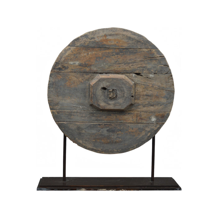 GJ Styles - Wooden Wheel on Stand - SN65