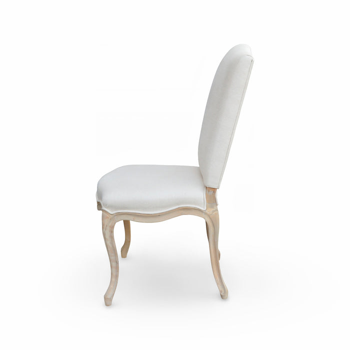 GJ Styles - Cathy Dining Chair Distressed Pine Linen - SN90 - GreatFurnitureDeal