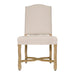 GJ Styles - Fabiola Dining Chair Carved Oak/Linen - SN91 - GreatFurnitureDeal