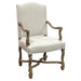 GJ Styles - Dafny Arm Chair Distressed Oak/ Linen (Set of 2) - SN92 - GreatFurnitureDeal