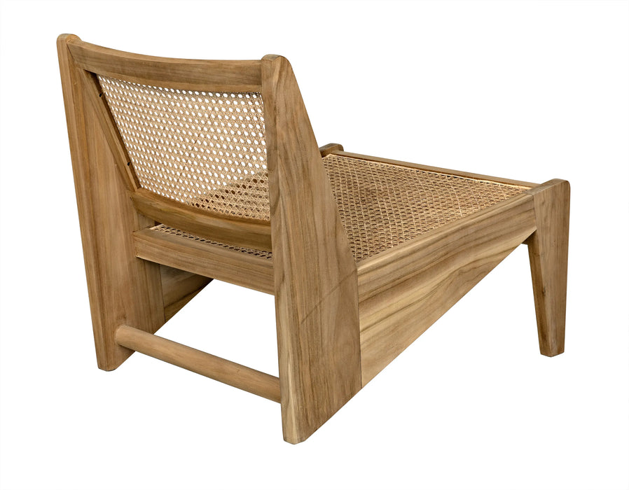 NOIR Furniture - Udine Chair With Caning, Teak - SOF273T