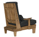 Noir Furniture - Baruzzi Chair, Teak - SOF327-GREY - GreatFurnitureDeal