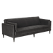 Noir Furniture - Andalusia Sofa in Grey Velvet - SOF330GRV - GreatFurnitureDeal