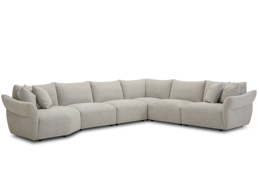 Parker House - Playful 6 Piece Modular Sectional in Canes Cobblestone - SPLA-PACK6A-CNCB - GreatFurnitureDeal