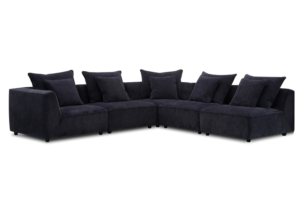 Parker Living - Recess 5 Piece Modular Sectional in Reptile Blue - SREC-PACK5A-RPBL - GreatFurnitureDeal