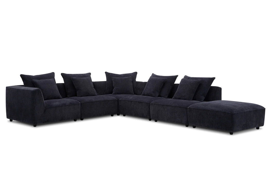 Parker Living - Recess 6 Piece Sectional Sofa in Reptile Blue - SREC-PACK6A-RPBL - GreatFurnitureDeal