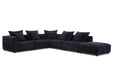 Parker Living - Recess 6 Piece Sectional Sofa in Reptile Blue - SREC-PACK6A-RPBL - GreatFurnitureDeal
