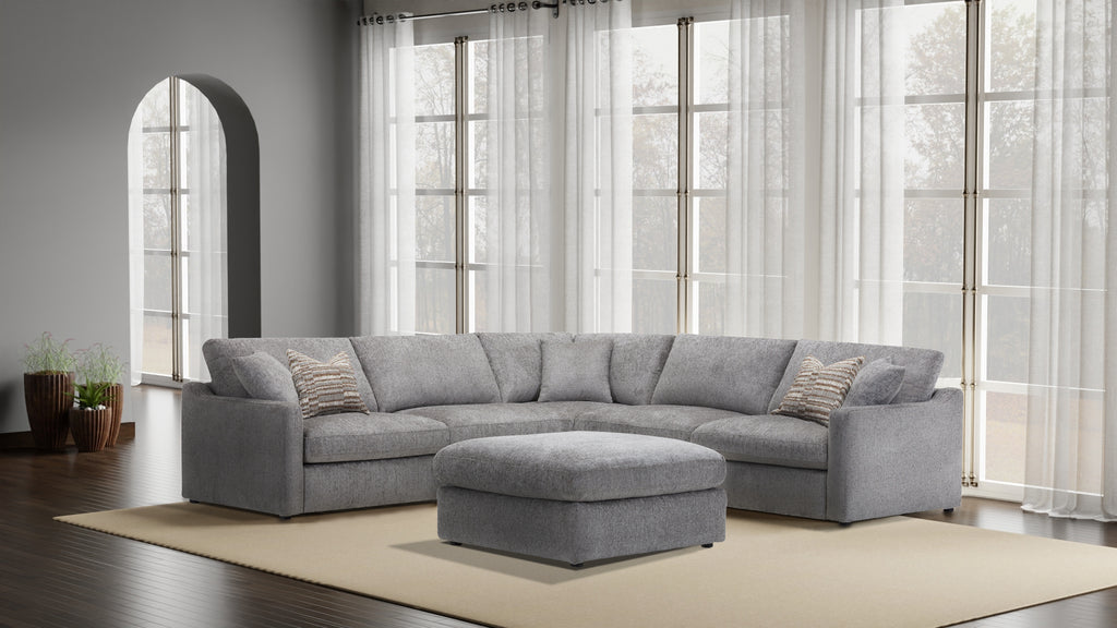 Parker House - Surrender 5 Piece Modular Sectional in Burmese Nature - SSUR-PACK5A-BRNT - GreatFurnitureDeal
