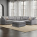 Parker House - Surrender 5 Piece Modular Sectional in Burmese Nature - SSUR-PACK5A-BRNT - GreatFurnitureDeal