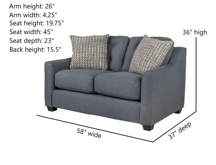 Southern Motion - ST8000 Elliott Loveseat in Zingman Beach - ST8000-01-ZINGMAN-MTO - GreatFurnitureDeal