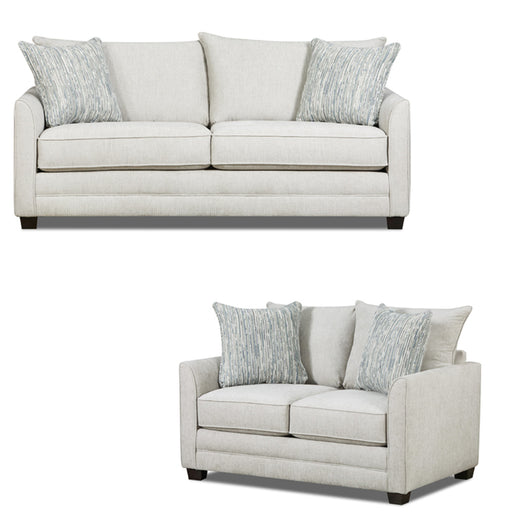 Southern Motion - ST8001 Juniper 2 Piece Sofa Set in Huton Ivory/Cabarret Latte - ST8001-00-IVORY-2SET-MTO - GreatFurnitureDeal