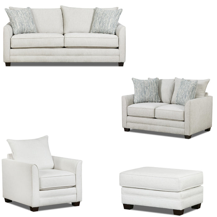 Southern Motion - ST8001 Juniper 4 Piece Living Room Set in Huton Ivory/Cabarret Latte - ST8001-00-IVORY-4SET-MTO - GreatFurnitureDeal