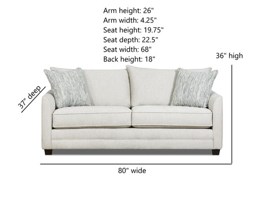 Southern Motion - ST8001 Juniper 2 Piece Sofa Set in Huton Ivory/Cabarret Latte - ST8001-00-IVORY-2SET-MTO - GreatFurnitureDeal