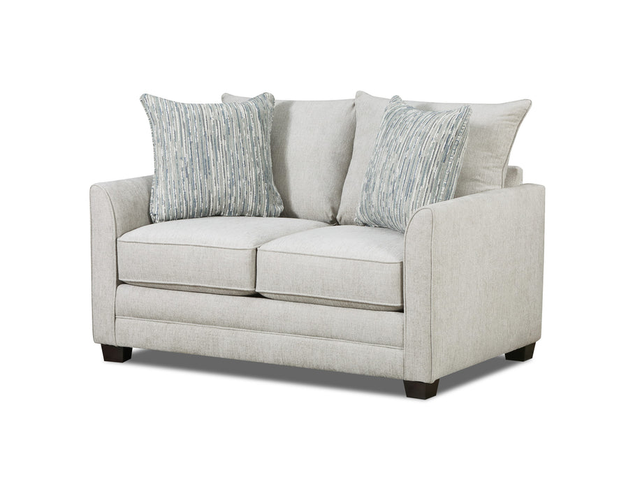 Southern Motion - ST8001 Juniper Loveseat in Huton Ivory/Cabarret Latte - ST8001-01-IVORY-MTO - GreatFurnitureDeal