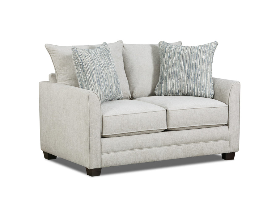 Southern Motion - ST8001 Juniper Loveseat in Huton Ivory/Cabarret Latte - ST8001-01-IVORY-MTO - GreatFurnitureDeal