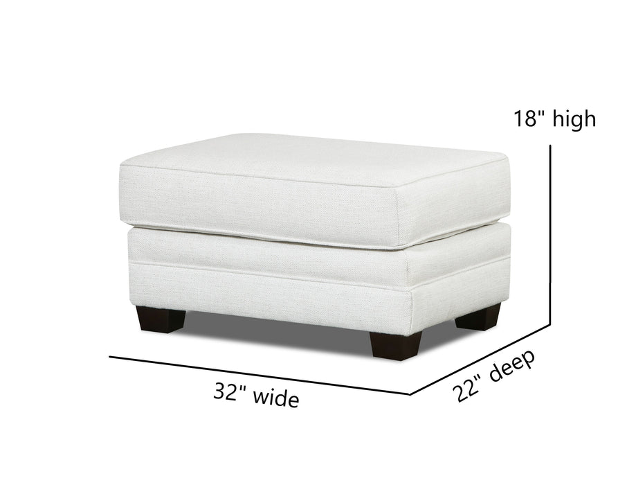 Southern Motion - ST8001 Juniper Chair with Ottoman in Huton Ivory/Cabarret Latte - ST8001-02-03-IVORY-MTO - GreatFurnitureDeal