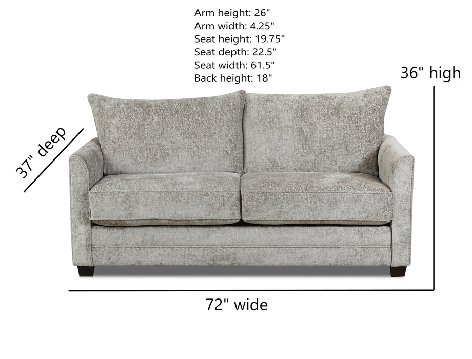 Southern Motion - ST8001 Juniper Loveseat in Hutton Elephant - ST8001-01-HUTTON-MTO - GreatFurnitureDeal