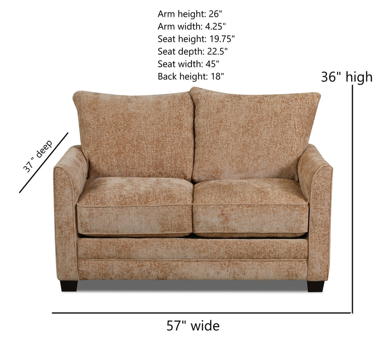 Southern Motion - ST8001 Juniper Loveseat in Hutton Brandy - ST8001-01-BRANDY-MTO - GreatFurnitureDeal