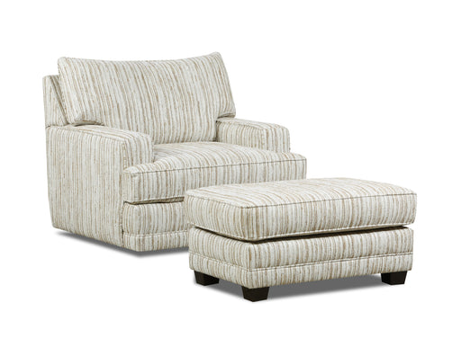 Southern Motion - ST8507 Kennedy Matching Swivel Chair with Ottoman in Rag Rug Fawn - ST8507-02S-03-FAWN-MTO - GreatFurnitureDeal