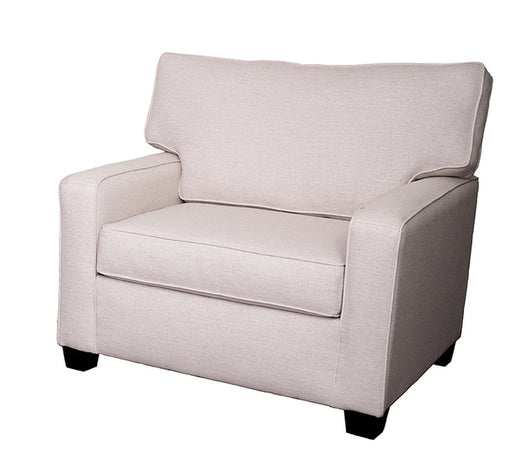 Mariano Italian Leather Furniture - Staley Chair in Boomerang Denim - 9200-10 - GreatFurnitureDeal