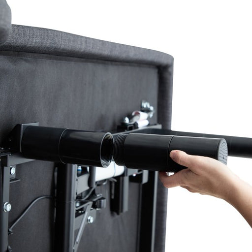 Malouf - E455 Split California King Smart Adjustable Base - STMAE455SCAB - GreatFurnitureDeal