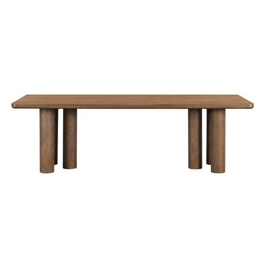 Presidio 84" Dining Table in Warm Oak - STO1307-84-WMO - GreatFurnitureDeal
