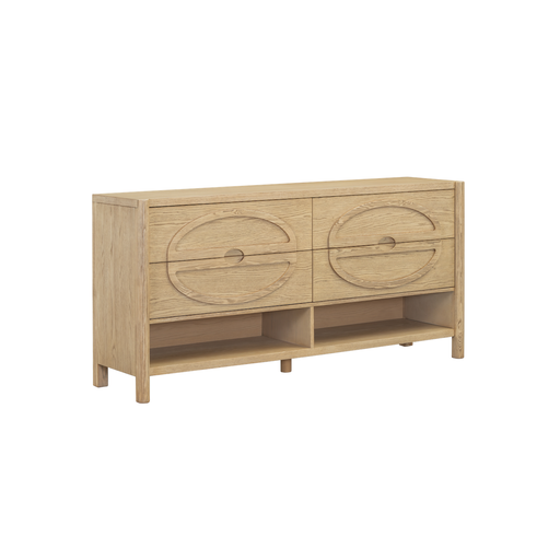 Cypress Dresser in Raw Oak - STO2202-RWO - GreatFurnitureDeal