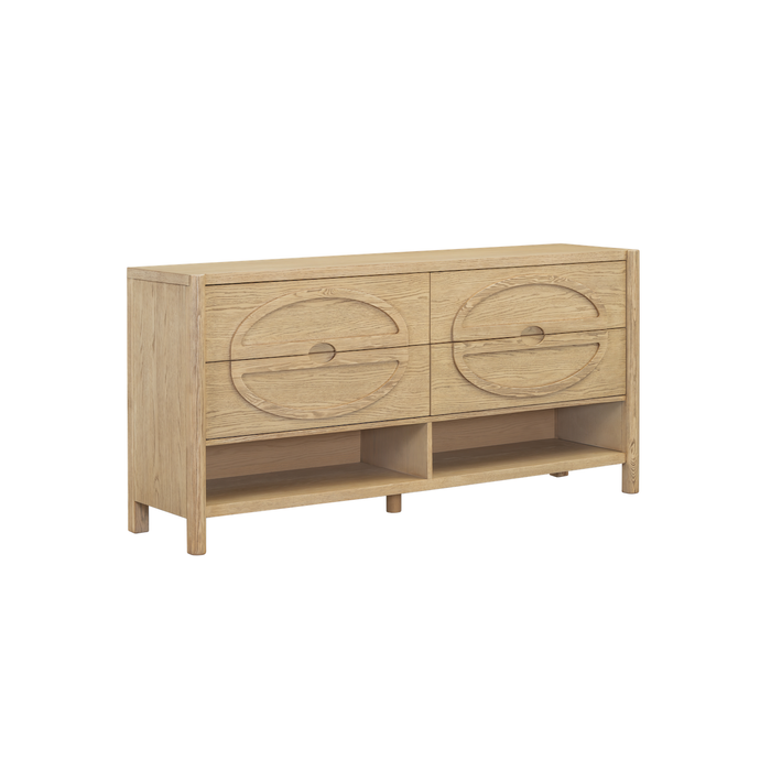 Cypress Dresser in Raw Oak - STO2202-RWO - GreatFurnitureDeal