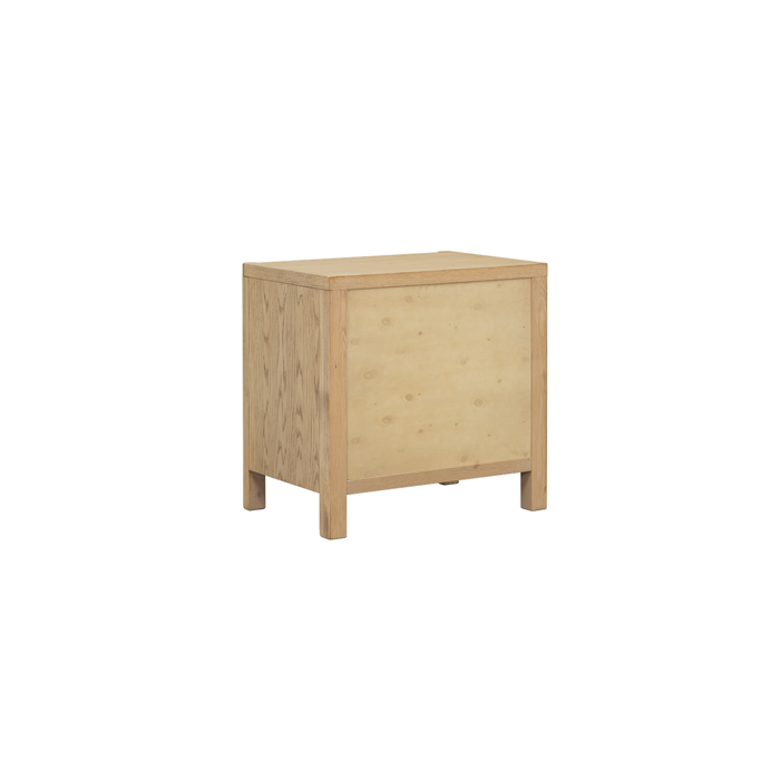Cypress 2 Drawer Nightstand in Raw Oak - STO2402-RWO - GreatFurnitureDeal