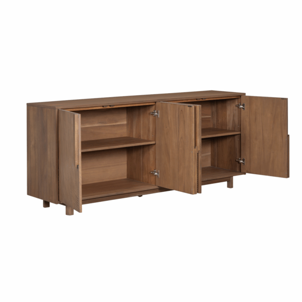 Presidio Sideboard in Warm Oak - STO3707-WMO - GreatFurnitureDeal