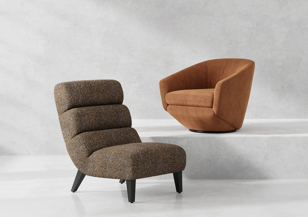 Parker Living - The Twist Swivel Chair in Elise Rust (Set of 2) - STWI#912S-2-ELRS - GreatFurnitureDeal