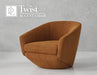 Parker Living - The Twist Swivel Chair in Elise Rust (Set of 2) - STWI#912S-2-ELRS - GreatFurnitureDeal