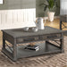 Parker House - Sundance Cocktail Table in Smokey Grey - SUN#01-SGR - GreatFurnitureDeal