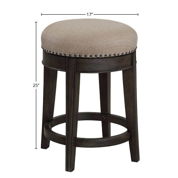 Parker House - Sundance Swivel Stool (Set of 2) in Smokey Grey - SUN#1026-SGR - GreatFurnitureDeal